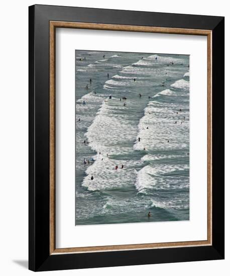 Saunton Sands, Barnstaple, North Devon, Devon, England, United Kingdom, Europe-Charles Bowman-Framed Photographic Print