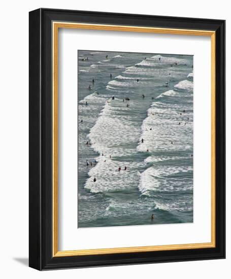 Saunton Sands, Barnstaple, North Devon, Devon, England, United Kingdom, Europe-Charles Bowman-Framed Photographic Print