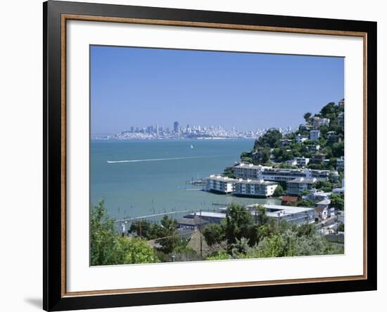 Sausalito, a Town on San Francisco Bay in Marin County, California, USA-Fraser Hall-Framed Photographic Print