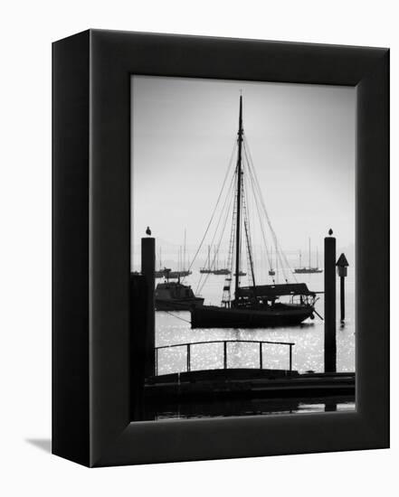 Sausalito Sailboat-John Gusky-Framed Premier Image Canvas