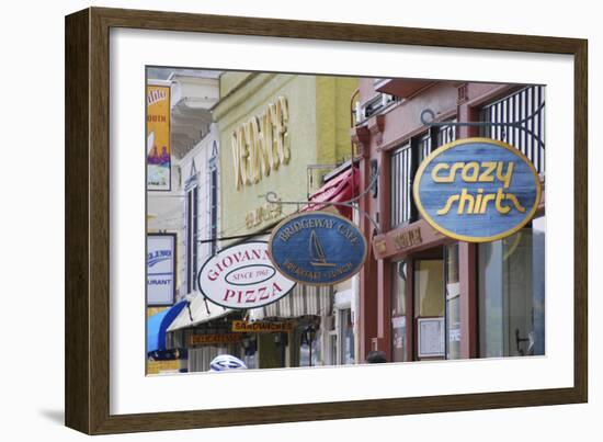 Sausalito street signs, California-Anna Miller-Framed Photographic Print