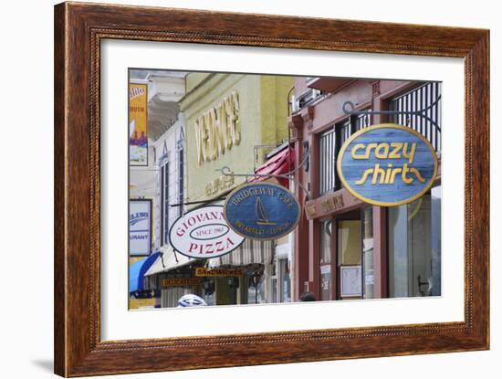 Sausalito street signs, California-Anna Miller-Framed Photographic Print