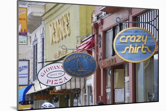 Sausalito street signs, California-Anna Miller-Mounted Photographic Print