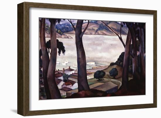 Sausalito-Rinaldo Cuneo-Framed Art Print