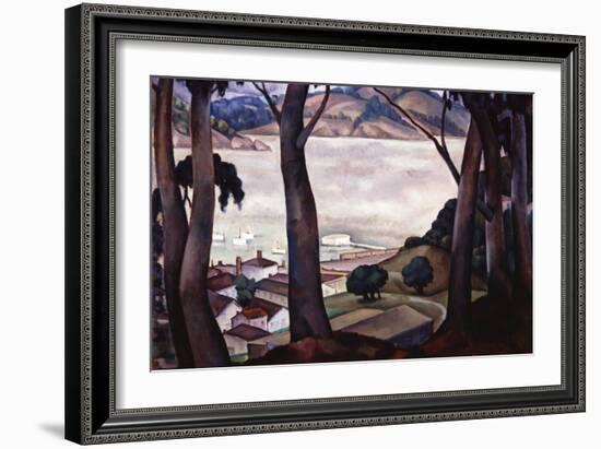 Sausalito-Rinaldo Cuneo-Framed Art Print