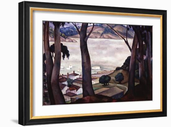 Sausalito-Rinaldo Cuneo-Framed Art Print