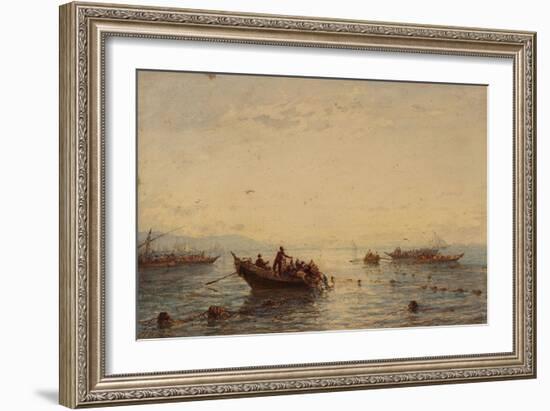 Sausset, la pêche au thon-Félix Ziem-Framed Giclee Print