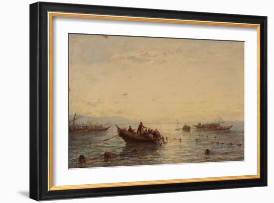 Sausset, la pêche au thon-Félix Ziem-Framed Giclee Print