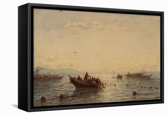 Sausset, la pêche au thon-Félix Ziem-Framed Premier Image Canvas