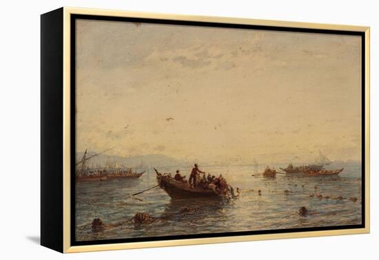 Sausset, la pêche au thon-Félix Ziem-Framed Premier Image Canvas