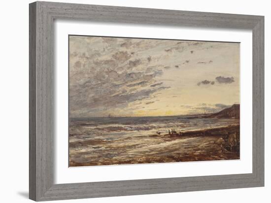 Sausset: le bord de la mer-Félix Ziem-Framed Giclee Print