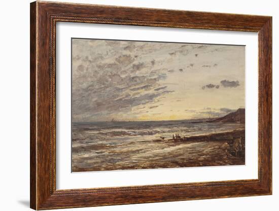 Sausset: le bord de la mer-Félix Ziem-Framed Giclee Print