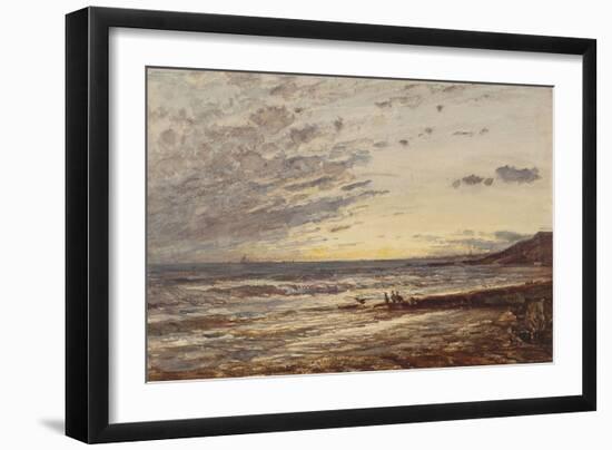 Sausset: le bord de la mer-Félix Ziem-Framed Giclee Print