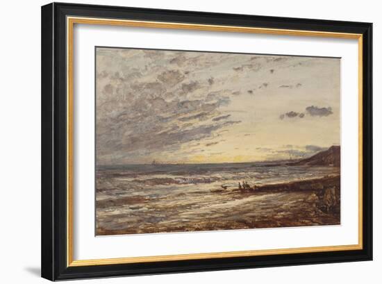 Sausset: le bord de la mer-Félix Ziem-Framed Giclee Print