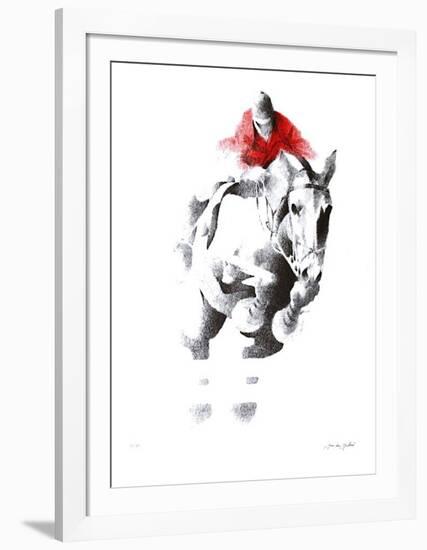Saut D'Obstacle-Jean-louis Guitard-Framed Limited Edition