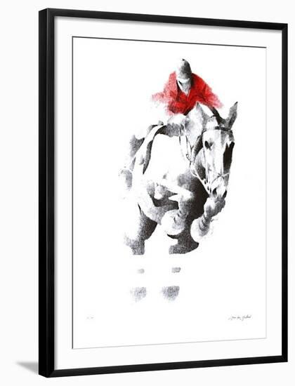 Saut D'Obstacle-Jean-louis Guitard-Framed Limited Edition