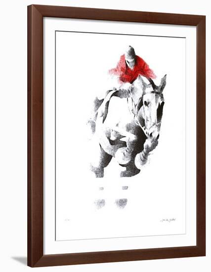 Saut D'Obstacle-Jean-louis Guitard-Framed Limited Edition