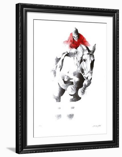 Saut D'Obstacle-Jean-louis Guitard-Framed Limited Edition