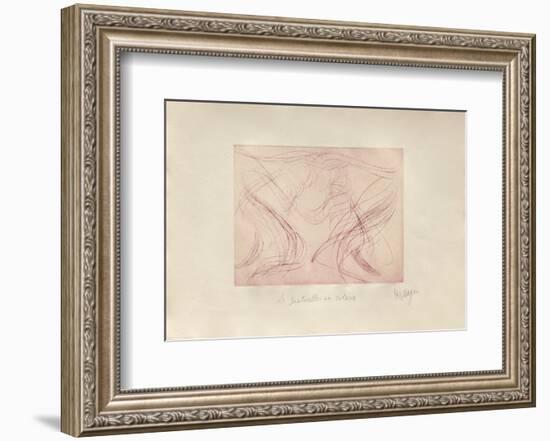 Sauterelles en Colere-Jean Messagier-Framed Limited Edition