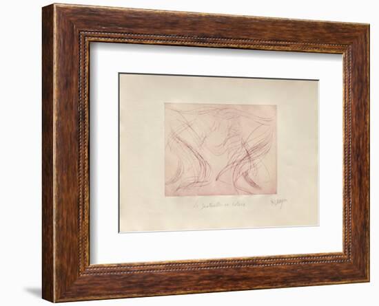 Sauterelles en Colere-Jean Messagier-Framed Limited Edition