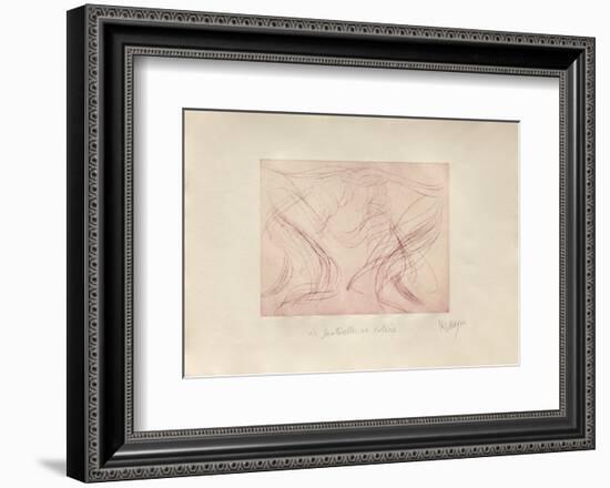 Sauterelles en Colere-Jean Messagier-Framed Limited Edition