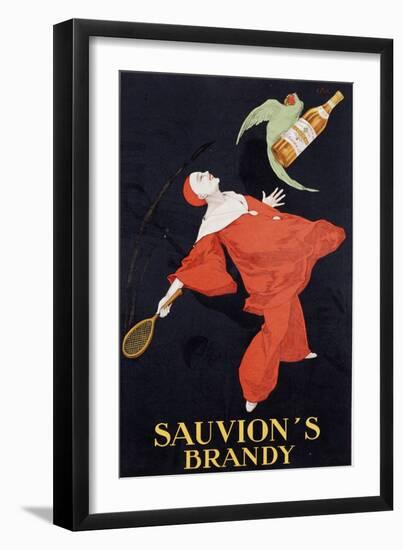 Sauvion's Brandy, 1925-Leon Benigni-Framed Giclee Print