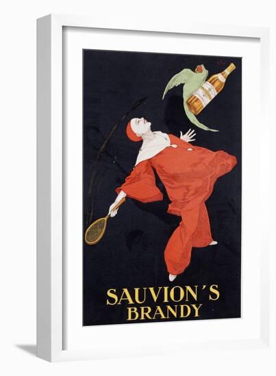 Sauvion's Brandy, 1925-Leon Benigni-Framed Giclee Print