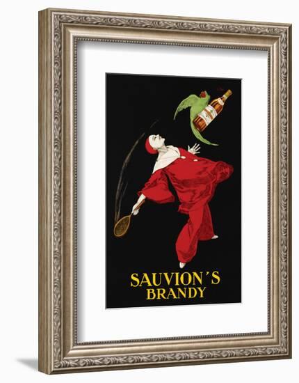 Sauvion's Brandy-Leonetto Cappiello-Framed Premium Giclee Print