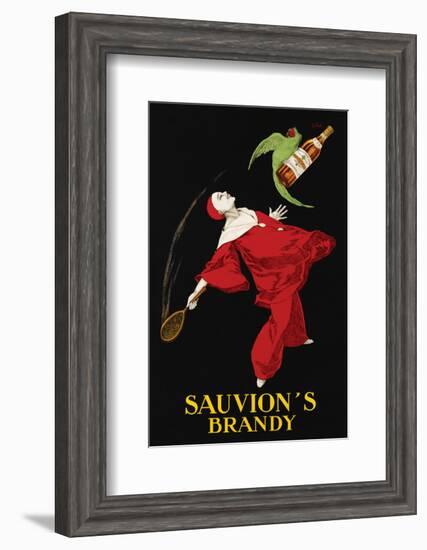 Sauvion's Brandy-Leonetto Cappiello-Framed Premium Giclee Print