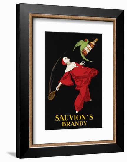 Sauvion's Brandy-Leonetto Cappiello-Framed Premium Giclee Print