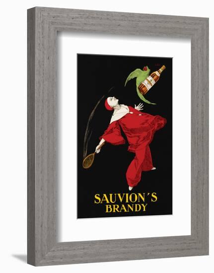 Sauvion's Brandy-Leonetto Cappiello-Framed Premium Giclee Print