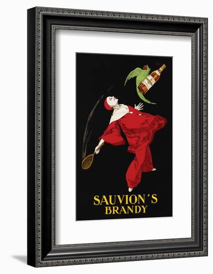 Sauvion's Brandy-Leonetto Cappiello-Framed Premium Giclee Print