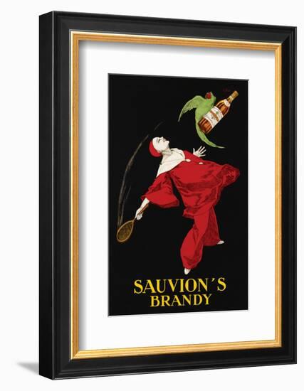 Sauvion's Brandy-Leonetto Cappiello-Framed Premium Giclee Print