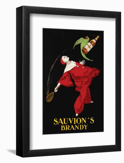 Sauvion's Brandy-Leonetto Cappiello-Framed Premium Giclee Print