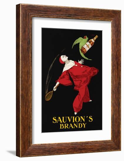 Sauvion's Brandy-Leonetto Cappiello-Framed Premium Giclee Print