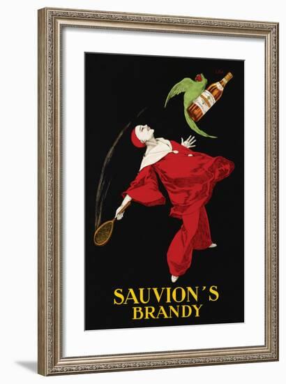 Sauvion's Brandy-Leonetto Cappiello-Framed Premium Giclee Print