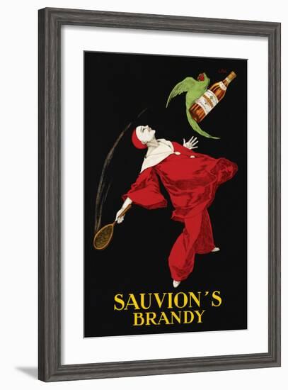 Sauvion's Brandy-Leonetto Cappiello-Framed Premium Giclee Print