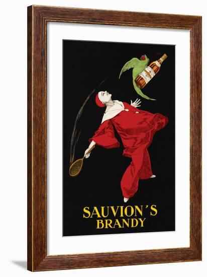 Sauvion's Brandy-Leonetto Cappiello-Framed Premium Giclee Print