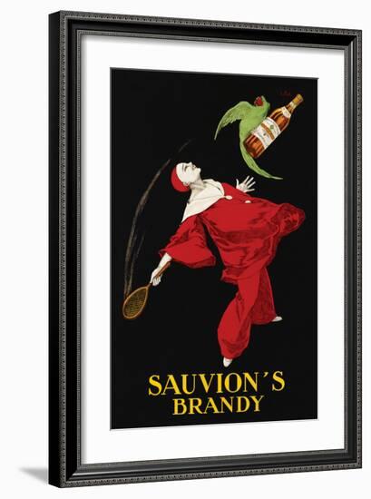 Sauvion's Brandy-Leonetto Cappiello-Framed Premium Giclee Print