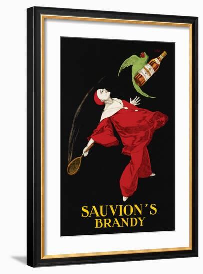 Sauvion's Brandy-Leonetto Cappiello-Framed Premium Giclee Print