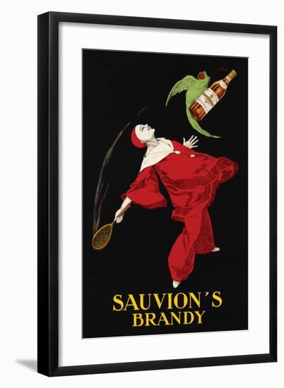 Sauvion's Brandy-Leonetto Cappiello-Framed Premium Giclee Print