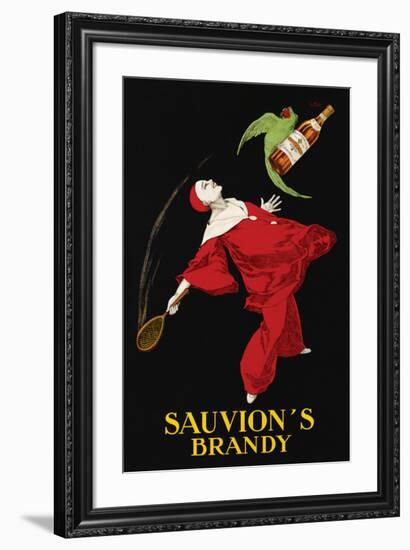 Sauvion's Brandy-Leonetto Cappiello-Framed Premium Giclee Print