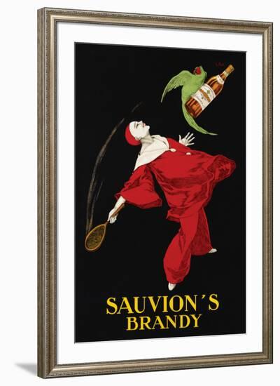 Sauvion's Brandy-Leonetto Cappiello-Framed Premium Giclee Print