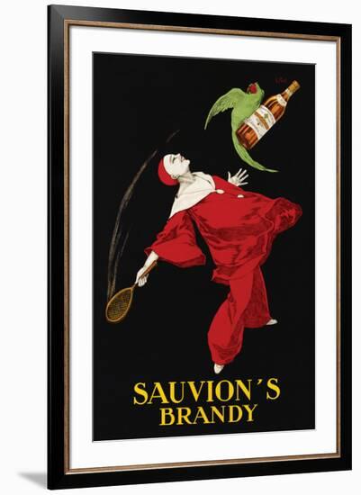 Sauvion's Brandy-Leonetto Cappiello-Framed Premium Giclee Print