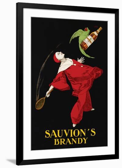 Sauvion's Brandy-Leonetto Cappiello-Framed Premium Giclee Print