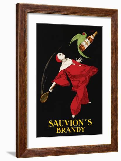 Sauvion's Brandy-Leonetto Cappiello-Framed Art Print