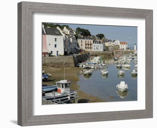 Sauzon Port, Belle Ile, Brittany, France, Europe-Groenendijk Peter-Framed Photographic Print