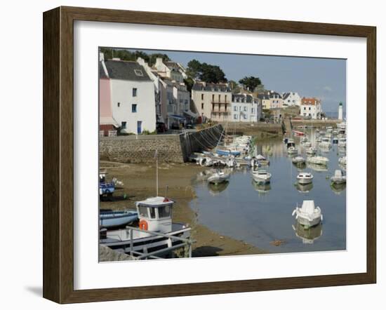 Sauzon Port, Belle Ile, Brittany, France, Europe-Groenendijk Peter-Framed Photographic Print