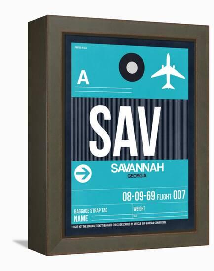 SAV Savannah Luggage Tag II-NaxArt-Framed Stretched Canvas