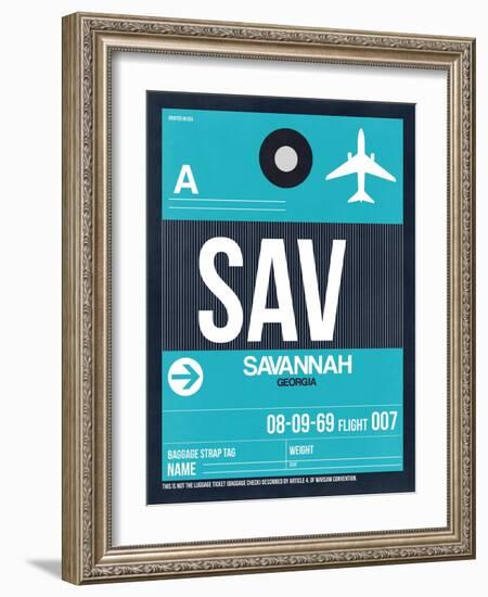 SAV Savannah Luggage Tag II-NaxArt-Framed Art Print